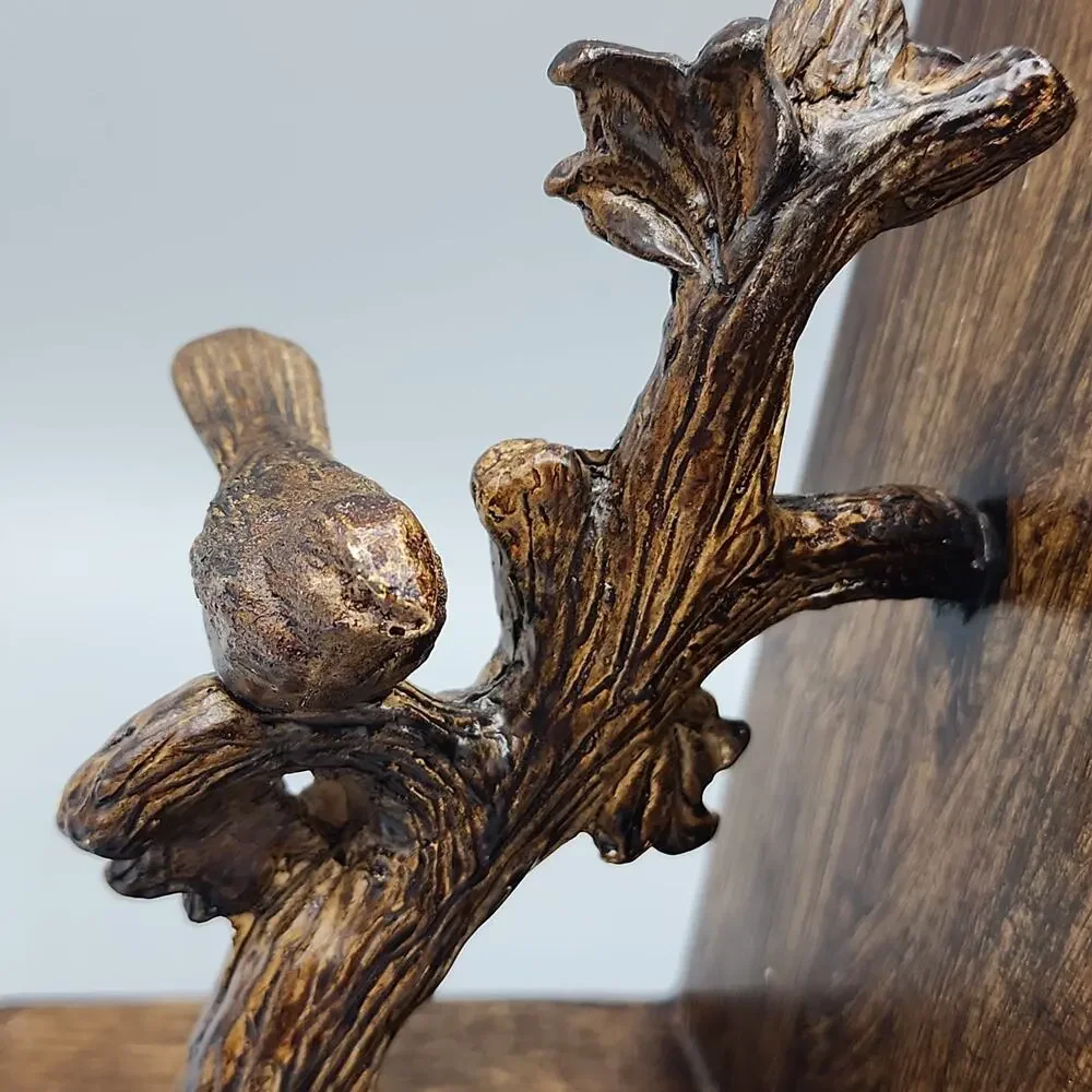 Birds on Branch Bookends - Resin Unique & Sturdy 7